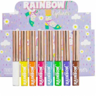Delineadores Matte Coloridos Rainbow Trendy Ref Re15