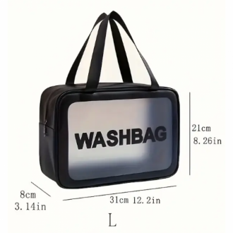 Bolsa De Aseo Y Cosméticos Transparente Washbag Grande